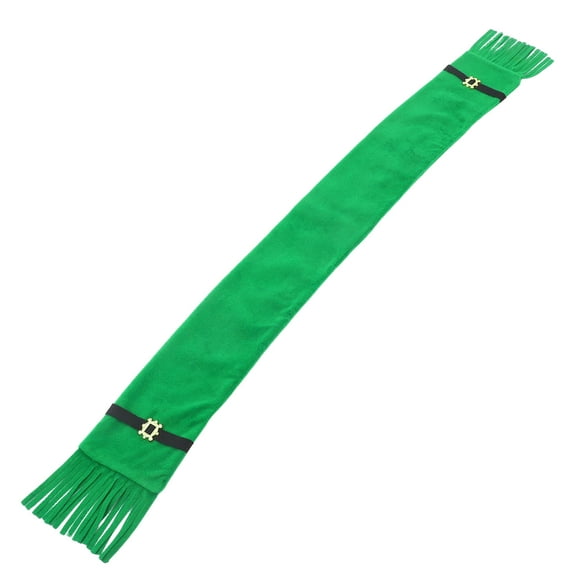 IMIKEYA Decorative Irish Theme Scarf Green Thick Fabric Ideal for Cold Weather Wear