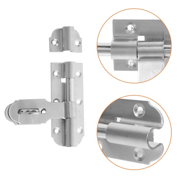 IMIKEYA Easy Install Stainless Steel Barrel Bolt Slide Lock for Inside Door and Gate