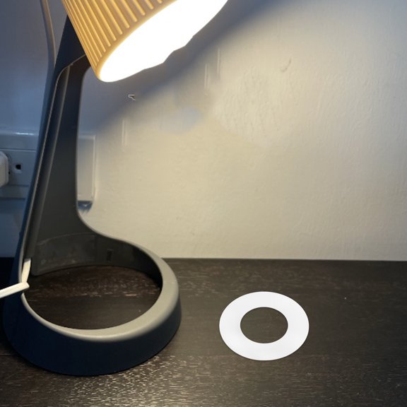 IMIKEYA White Iron Lampshade Ring for Home Use, Durable and Easy to Install