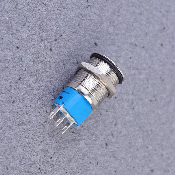 IMIKEYA Electric Button Button Switch Stainless Steel Waterproof 1Pack
