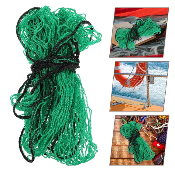 IMIKEYA Elastic Polyethylene Truck Cargo Net - Mesh for Secure Load and , Easy to Install and Use
