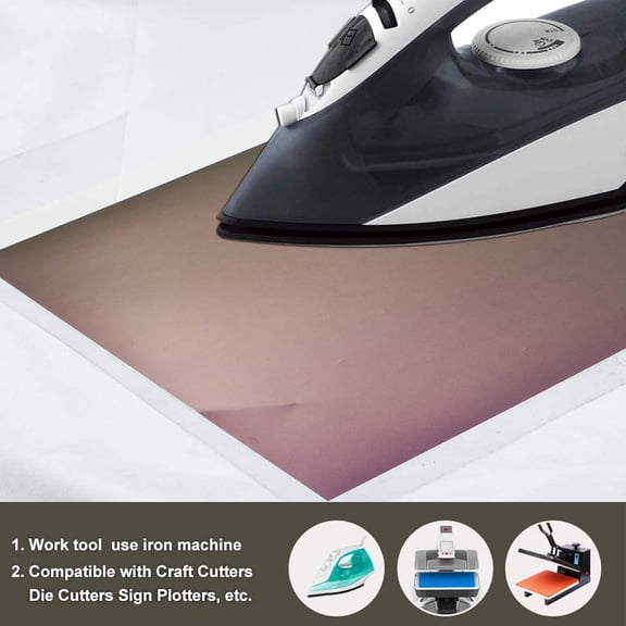 IMIKEYA Heat Transfer Membrane for Clothing DIY with Assorted Colors and Safe PU Material