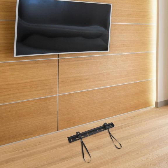 IMIKEYA Hide Cables Wall Mount Tv Tv Wall Mount Black Minimalist 1 Set