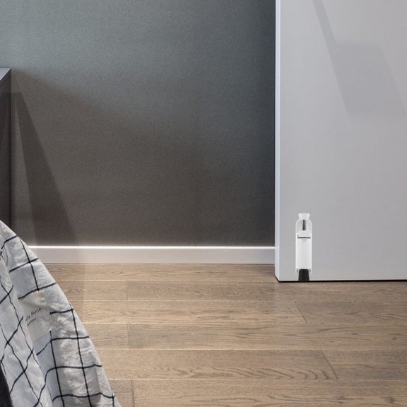 IMIKEYA Kickdown Door Stop White for Various Doors with Stable Hold and Invisible Damage Protection