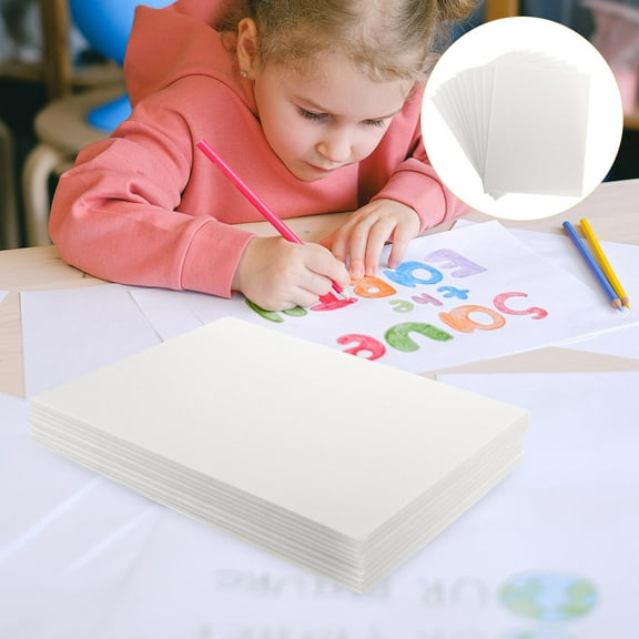 IMIKEYA Large White Foam Board for Arts and Crafts Projects Blank Flexible Thick Poster Board