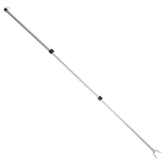 IMIKEYA Lightweight Plated Silver Clothes Drying Rod for Home with Wear Resistant Material