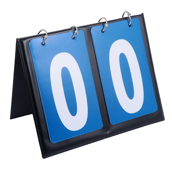 IMIKEYA Manual Basketball Scoreboard Blue 2 Digit Flip Counter for Game and Match Scoring