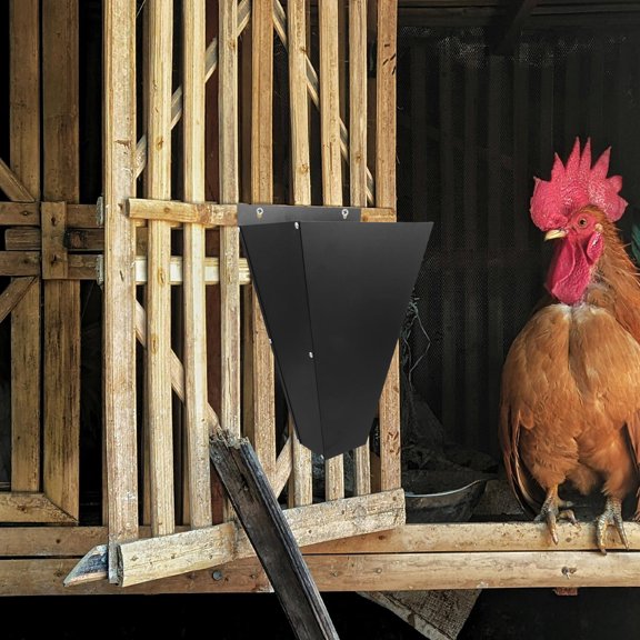 IMIKEYA Metal Chicken Kill Cone Black Easy Installation Poultry Processing Equipment for Home