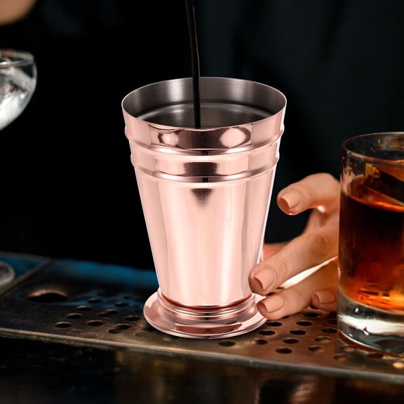 IMIKEYA Metal Glasses Drinking Rose Gold for Restaurant Use 1Set