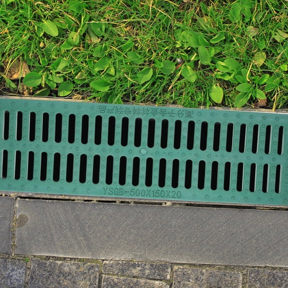IMIKEYA Outdoor Plastic Channel Drain Grate for Garden and Pool Water Management