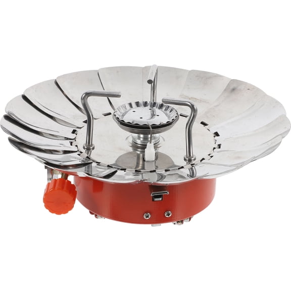 IMIKEYA Outdoor Portable Lotus Furnace Gas Stove with Windproof Design for Easy Cooking