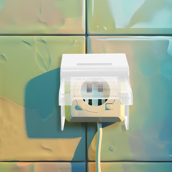 IMIKEYA Outdoor Waterproof Socket Box White with Flip Cover for Safe Electrical Use