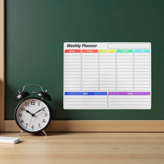 IMIKEYA PVC Whiteboard Paper for Wall Removable Dry Erase Sticker with Glossy Surface