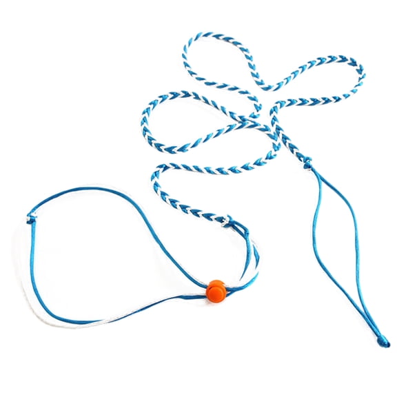 IMIKEYA Pet Mouse Harness Cotton Material Blue Adjustable Strap Leash for Comfortable Outdoor Use