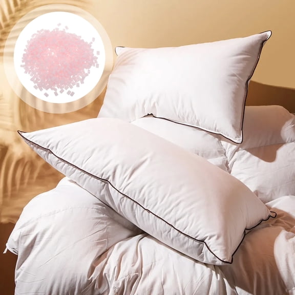 IMIKEYA Pillow Stuffing Tube Inserts TPE Pink Comfortable Sleep 1 Set