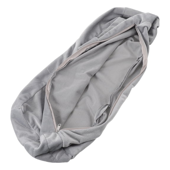 IMIKEYA Pillowcase Grey U Shape Soft Breathable Neck Pillow Cover for Lash Beds