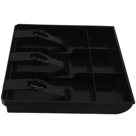 IMIKEYA Plastic Cash Organizer with Space Saving Design for Pos Systems and Retail Counters