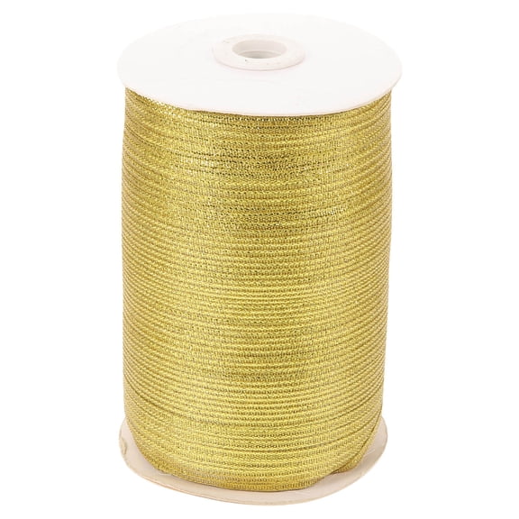 IMIKEYA Golden Craft Ribbon for Festival, Party Decorations, Wrapping, and Craft Projects
