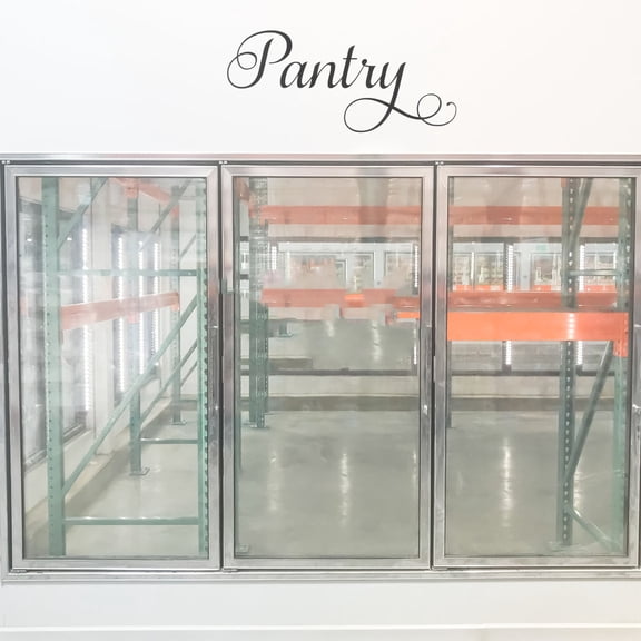 IMIKEYA White PVC Pantry Sticker for Kitchen Storage Room Decor, and Stylish Label for Pantry Organization