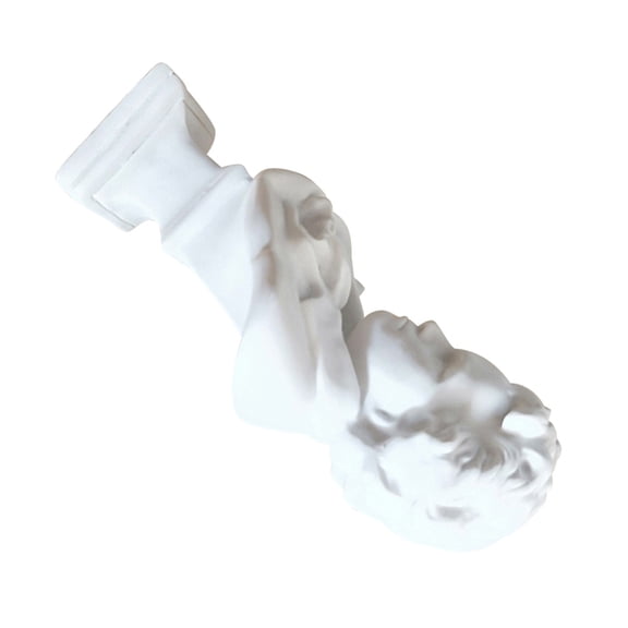 IMIKEYA Resin Classical White European Style Bust Sculpture Home Decor