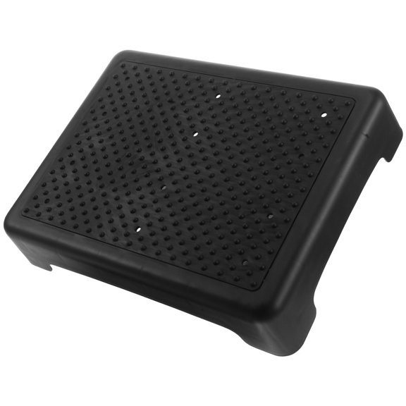 IMIKEYA Stable Black Antislip Step Stool for Adults Suitable for Bedside Bathroom and Suv Use
