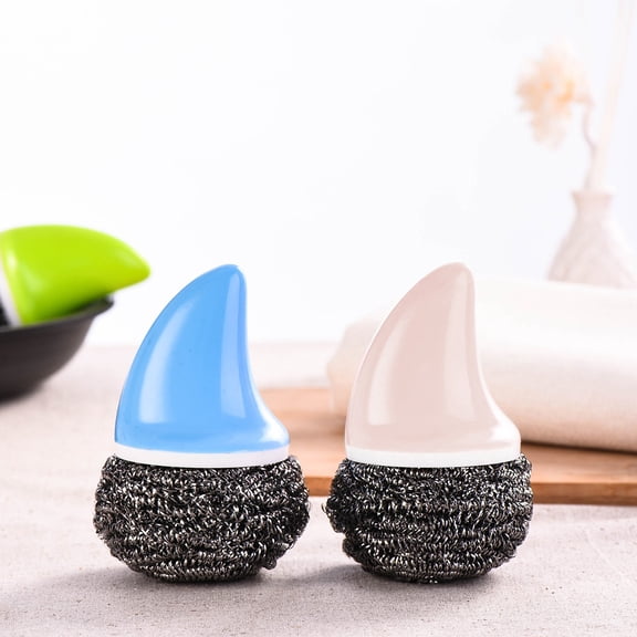 IMIKEYA Steel Sponge Cleaning Tools Pink 1Pack Nordic Design