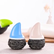 IMIKEYA Steel Sponge Cleaning Tools Pink 1Pack Nordic Design
