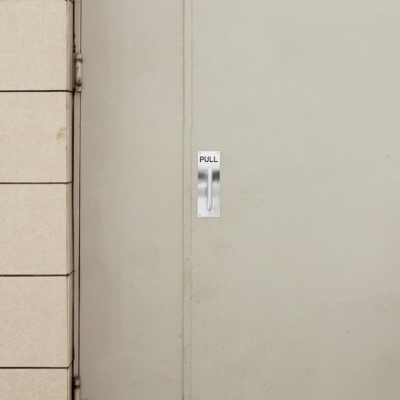 IMIKEYA Push Pull Stainless Steel Door Plate for Interior Doors with Sturdy Construction