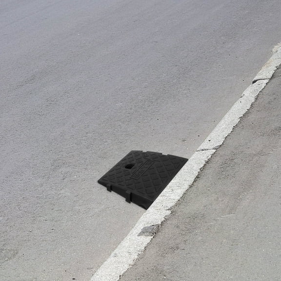 IMIKEYA Ramp Threshold Black Heavy Duty Plastic Versatile Use for Vehicles Textured