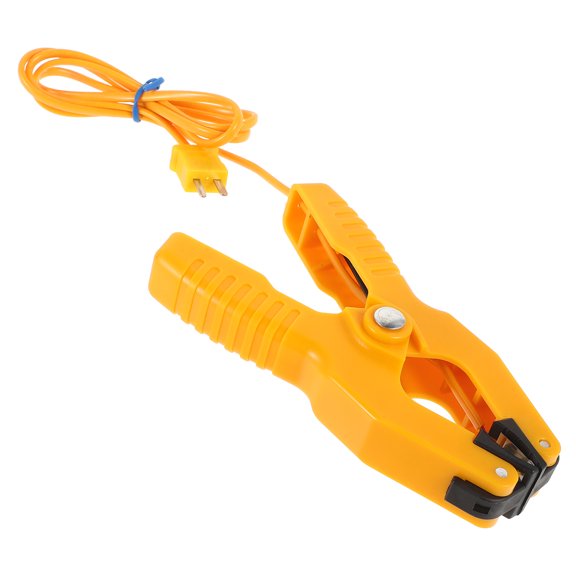 IMIKEYA Thermocouple Temperature Test Clamp High Precision PVC Orange 1Set for Various Scenarios