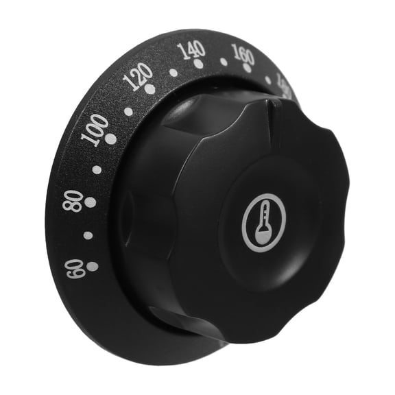 IMIKEYA Universal Black Temperature Control Knob for Oven Grill Stove Plastic Replacement Dial