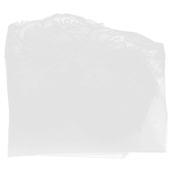 IMIKEYA Elegant White Lace Bridal Wedding Veil with Soft Tulle, Lightweight and Easy to Wear for Special Occasions