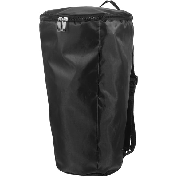 IMIKEYA Black Djembe Drum Case with Dust Cover and Comfortable Carrying Strap for Easy Transport