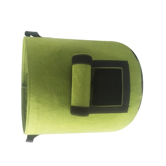 IMIKEYA Waterproof Green Planting Bag with Sturdy Handles for Easy Moving and Storage