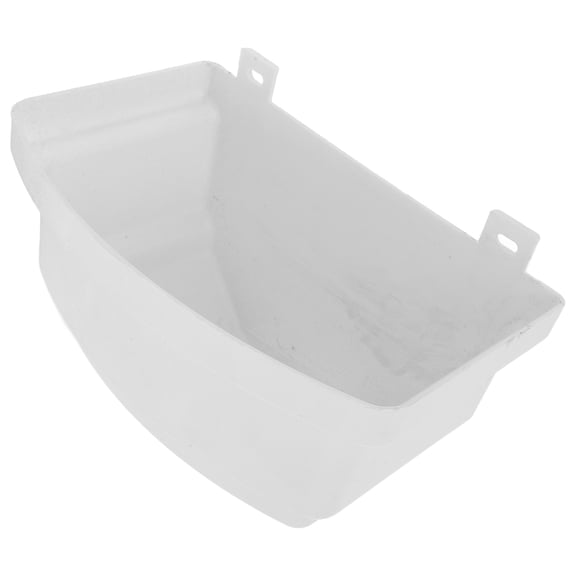 IMIKEYA White PVC Downspout Adapter for Rain Barrel Durable Gutter Connector for Home Roof Drainage