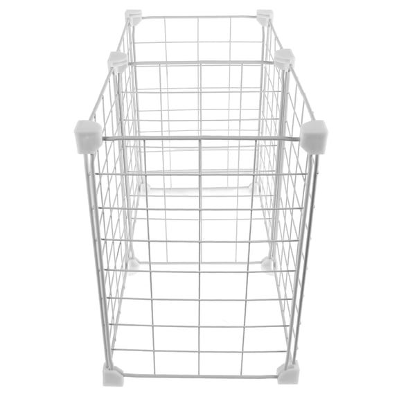 IMIKEYA Wire Freezer Organizer Basket with Grid Design for Refrigerator and Deep Freezer Storage