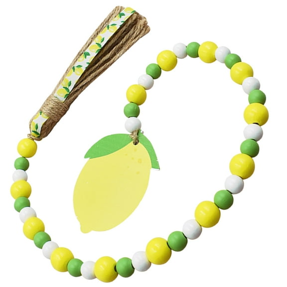 IMIKEYA Rustic Wooden Beads Gar Hanging Pendant Decoration for Party Space