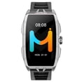 thumbnail image 1 of IMIKI MB1 Smartwatch, 1.64 inch AMOLED Screen, Bluetooth Calling, 100+ Sports Modes, 1 ATM Water Resistance, Silver, 1 of 6