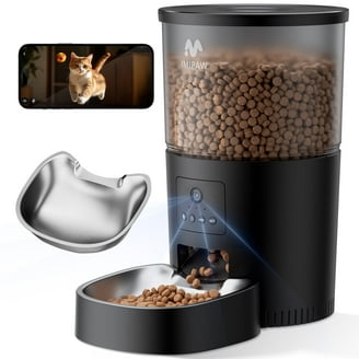 WOPET 8L Automatic Pet Feeder, Dual Dry Food Dispenser with