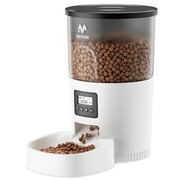 IMIPAW Automatic Cat Feeder with HD Camera, 2.4G WiFi, Programmable - Dual Power Supply, Stainless Steel Bowl, 2-Way Audio (Chat with Pet)