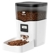 IMIPAW 3L Automatic Cat Feeder – Smart Pet Food Dispenser for Cats & Dogs with LCD Display, Programmable Timer, Dual Power Supply, 4 Meals/Day, 1–9 Portion Control, Easy to Clean, Fresh-Keeping Desi