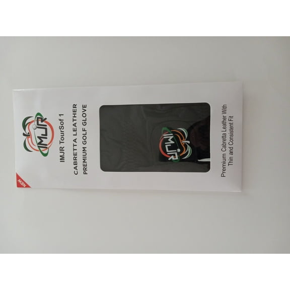 IMJR - TourSof 1 Men's Cabretta Leather Golf Glove - Medium Large - Left Hand - Black