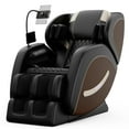 thumbnail image 1 of Sesslife Full Body Massage Chair, Zero Gravity Shiatsu Recliner with Air Pressure, Heating, Leg Auto Extension, Air Bags, Foot Rollers, Bluetooth, LED Lights and Portable Stand for Living Room, Brown, 1 of 9