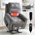 thumbnail image 1 of Sesslife Power Lift Recliner Chair for Elderly, Lift Chair Recliners with Massage and Heat, Reclining Mechanism Electric Sofa with 2 Cup Holders and Side Pockets for Living Room, Dark Gray, 1 of 8