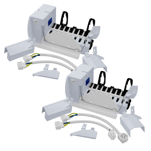 IMM Replacement for GE WR30X10093 WR30X10061 Ice Maker Assembly 2-Pack