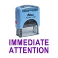 thumbnail image 1 of IMMEDIATE ATTENTION Self Inking Rubber Stamp Office Stationary Shiny Stamp, 1 of 1