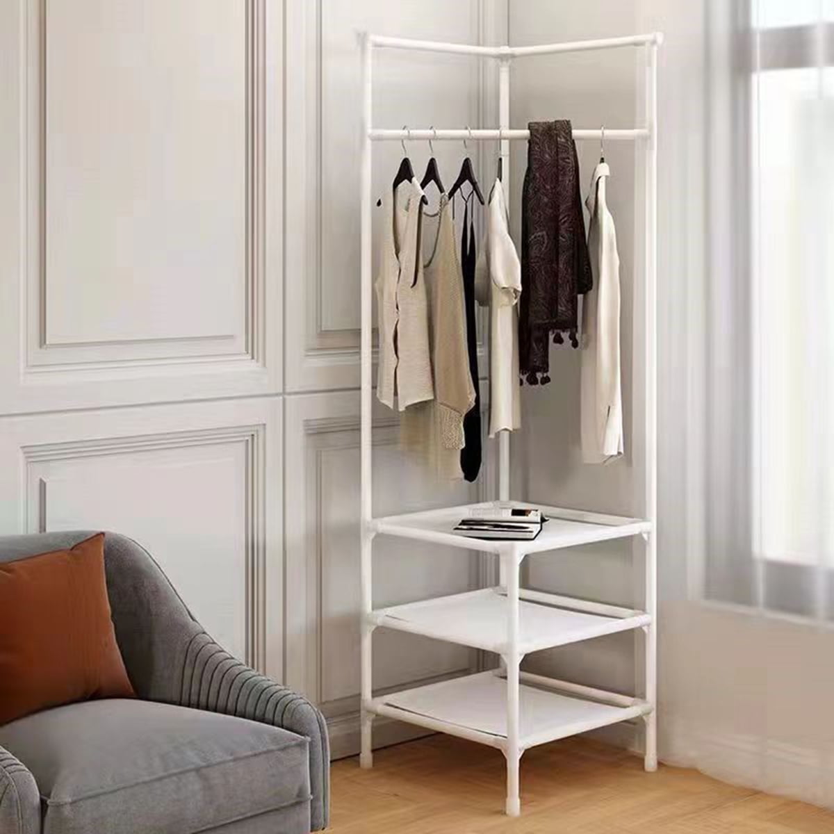 IMMEKEY Coat Rack with Shoe Bench Entryway, Hall Tree with 3 Storage ...