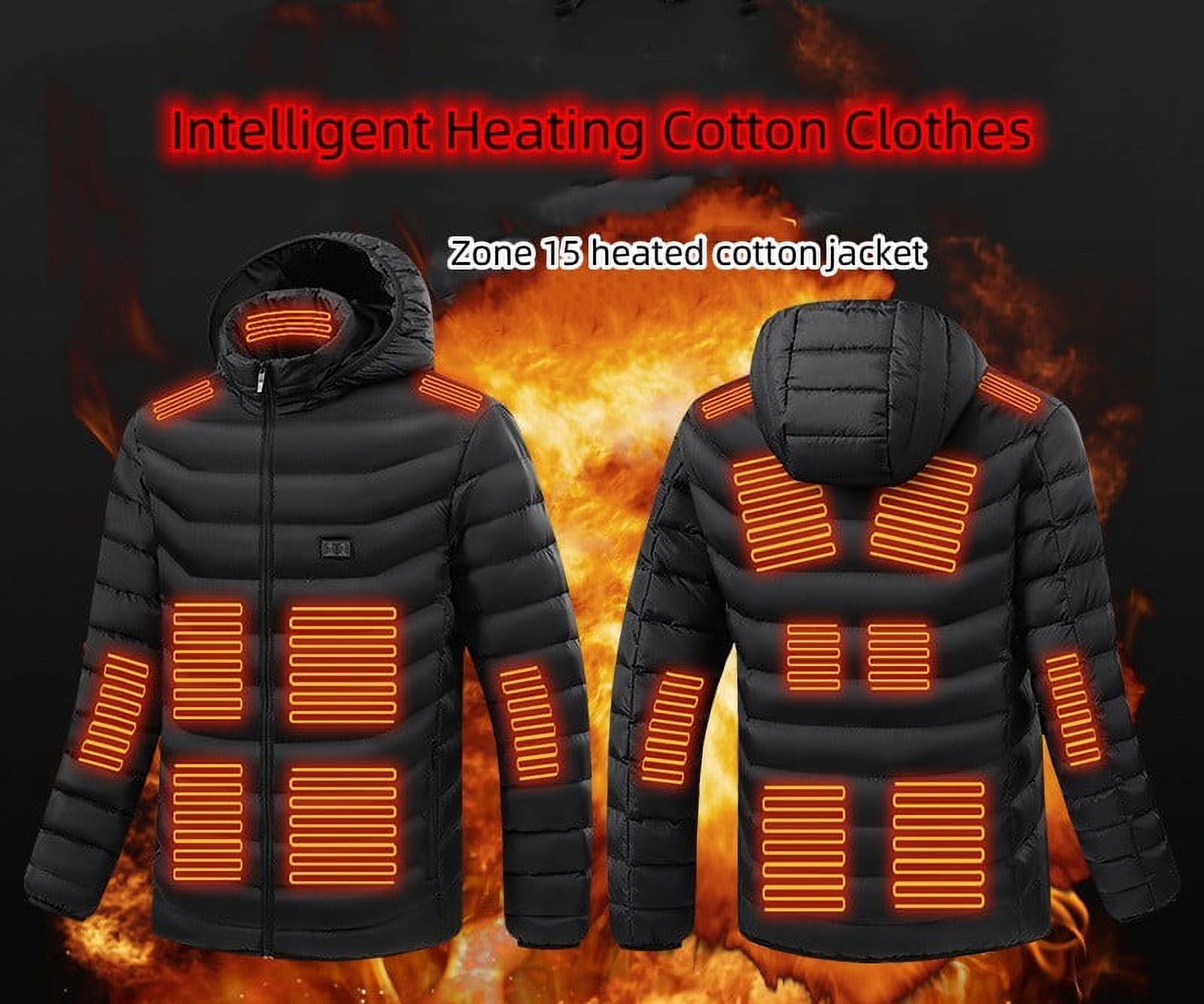 IMMEKEY Heated Jacket Winter Outdoor Soft Shell Electric Heated Coat for Men and Women M5XL