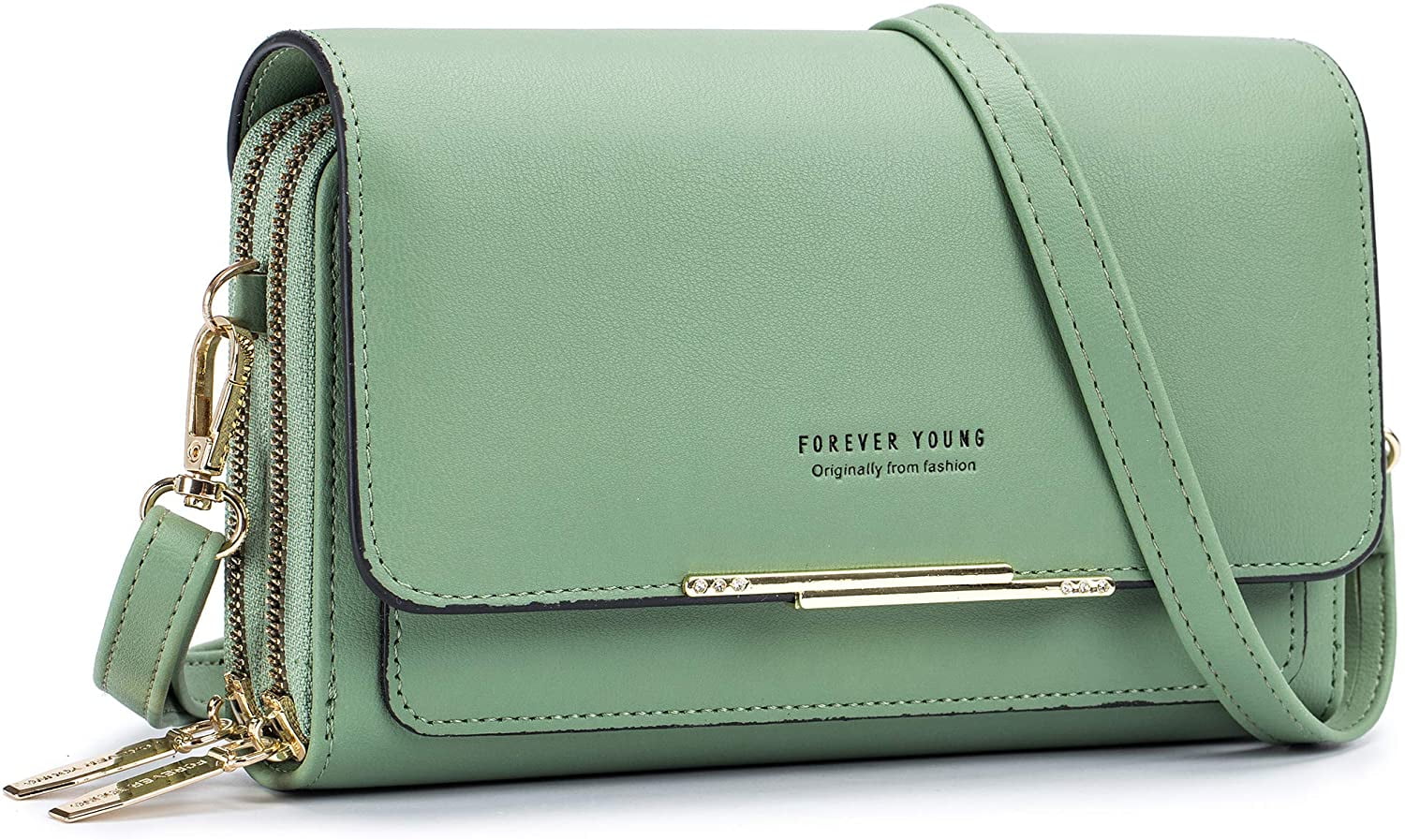 Forever Young Girls Women's Multipocket Wallet Purse for Mobile