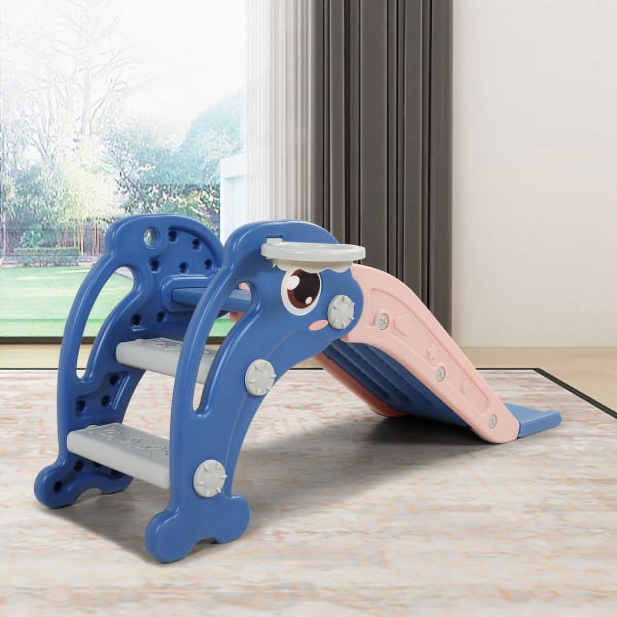 IMMERE 2 in 1 Toddler Slide,Toddler Play Climber Slide Playset with